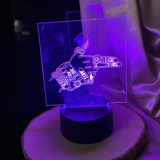 Engraved Acrylic Night Lamp Set