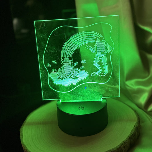 Engraved Acrylic Night Lamp Set