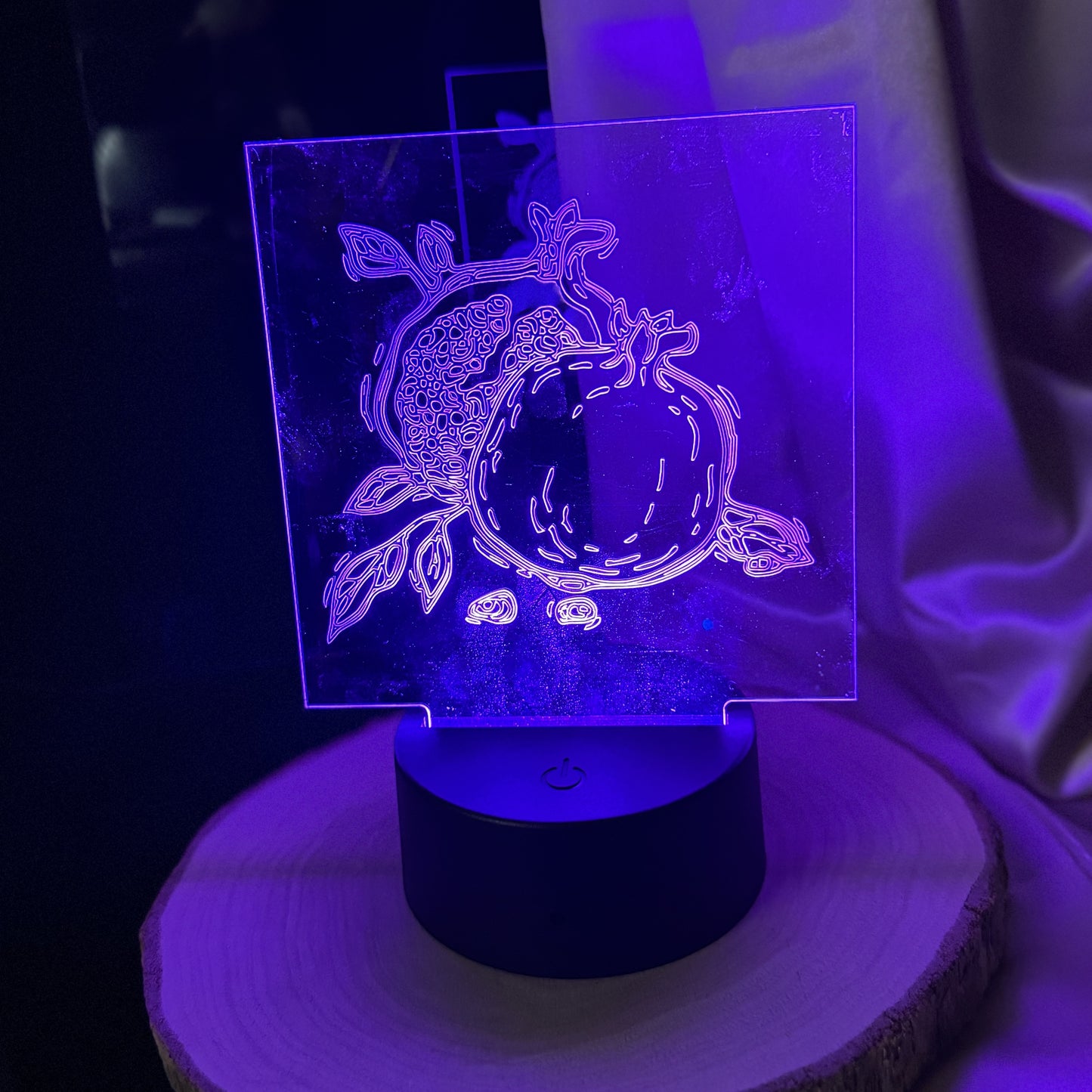 Engraved Acrylic Night Lamp Set