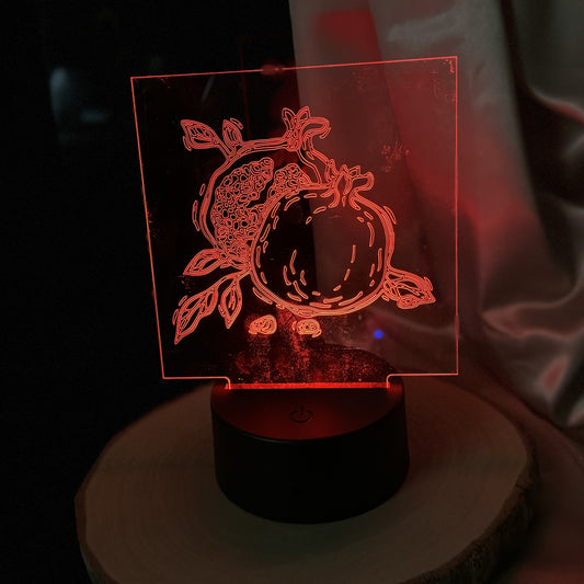 Engraved Acrylic Night Lamp Set