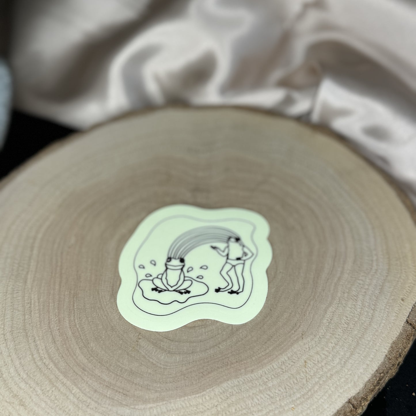 Glow in Dark Easy Peel Stickers