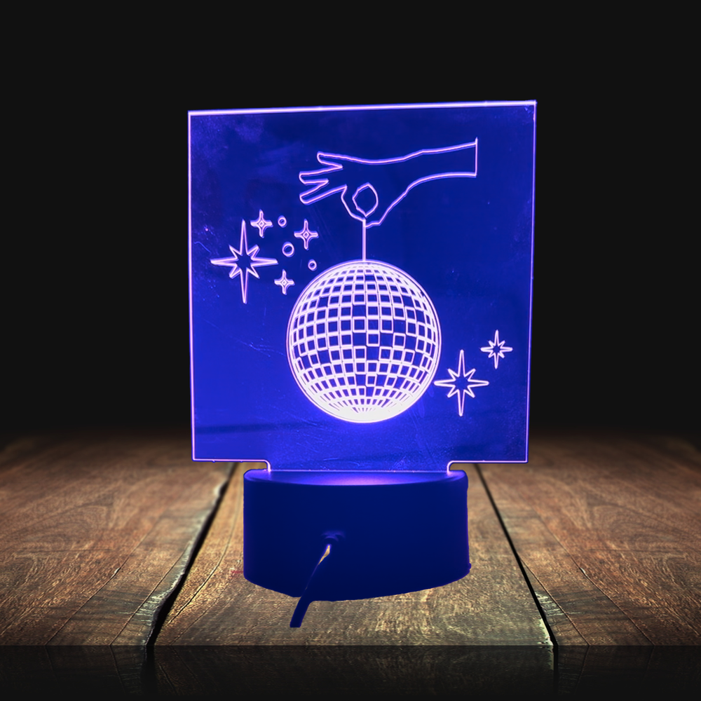 Disco (Engraved Acrylic Lamp)