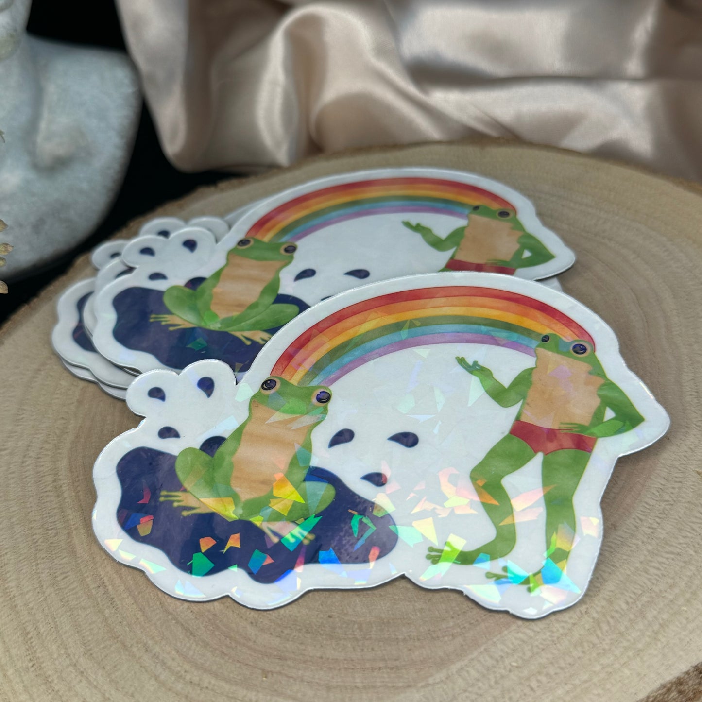 Holographic Vinyl Printed Magnet