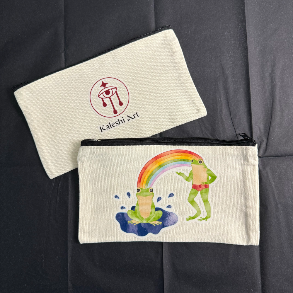 Wisdom Froggies (Zipper Bag)